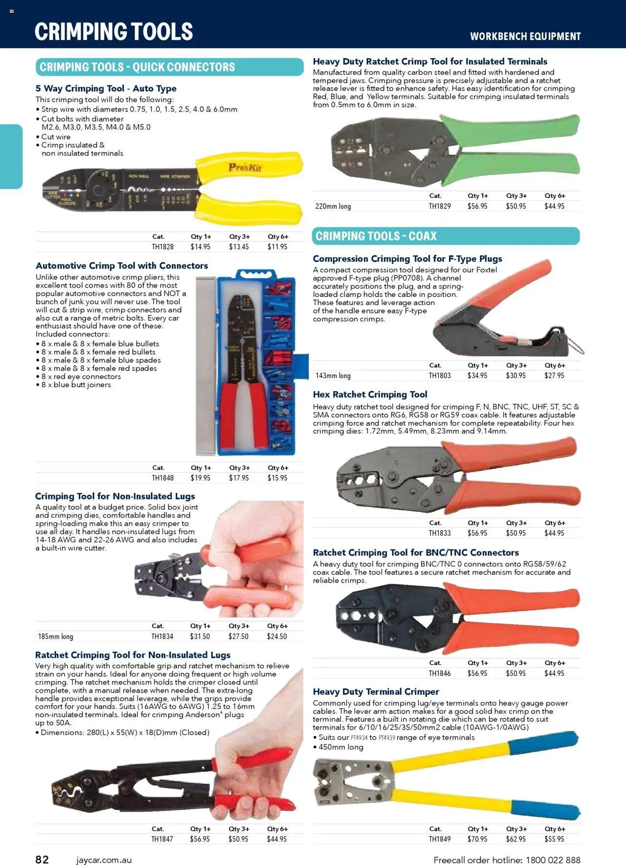 Jaycar Engineering & Scientific Catalogue 2025/2026  - page 82- valid from 09/07/2025