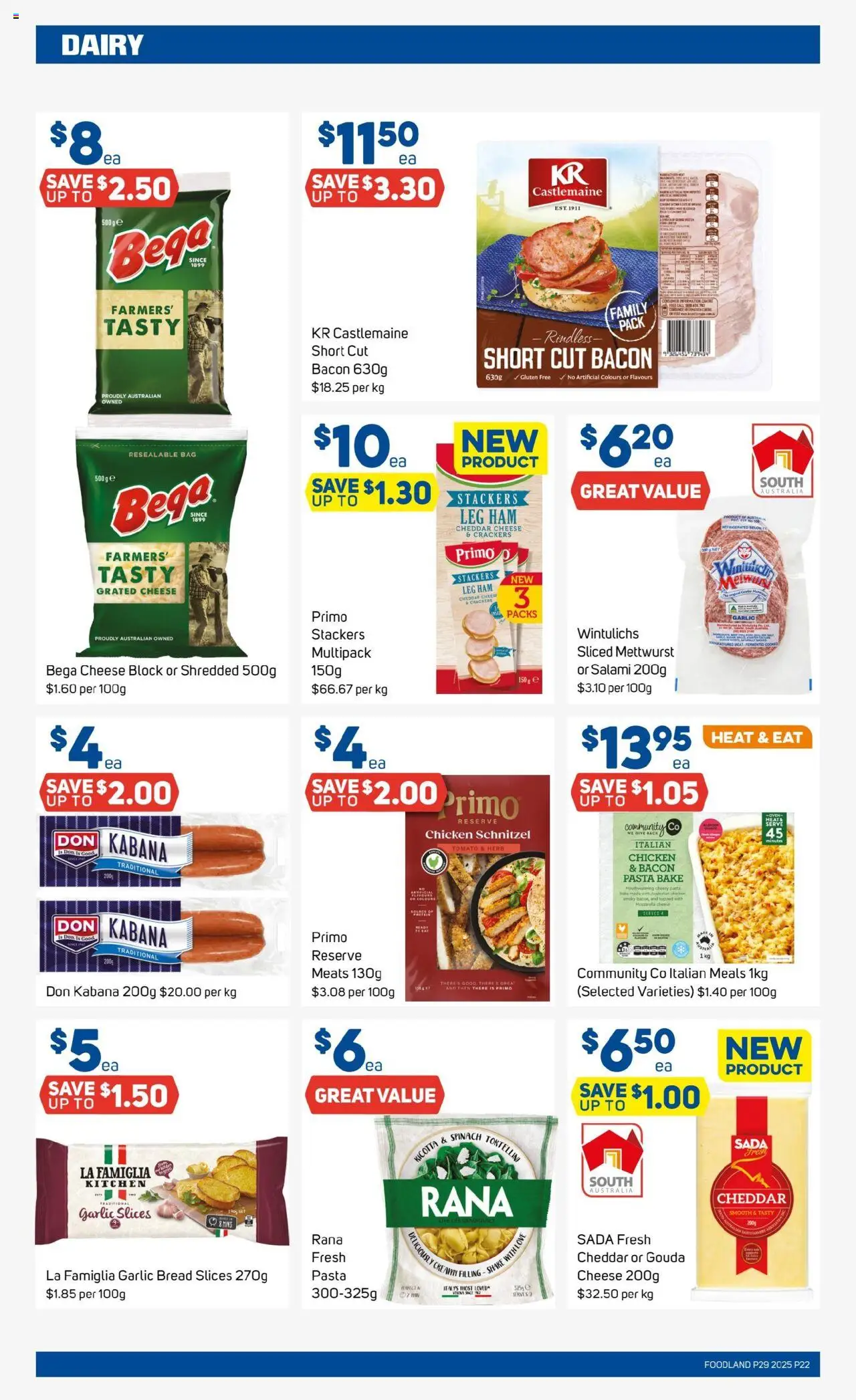 Foodland  Catalogue  - page 22- valid from 16/07/2025