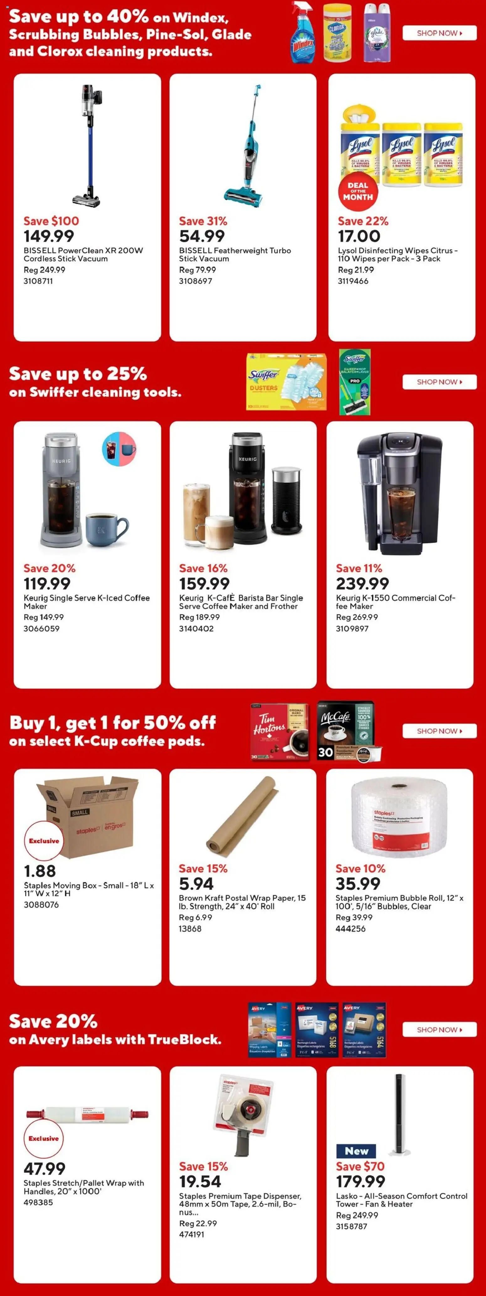 Staples weekly flyer / circulaire - page 3- valid from Apr 10, 2026