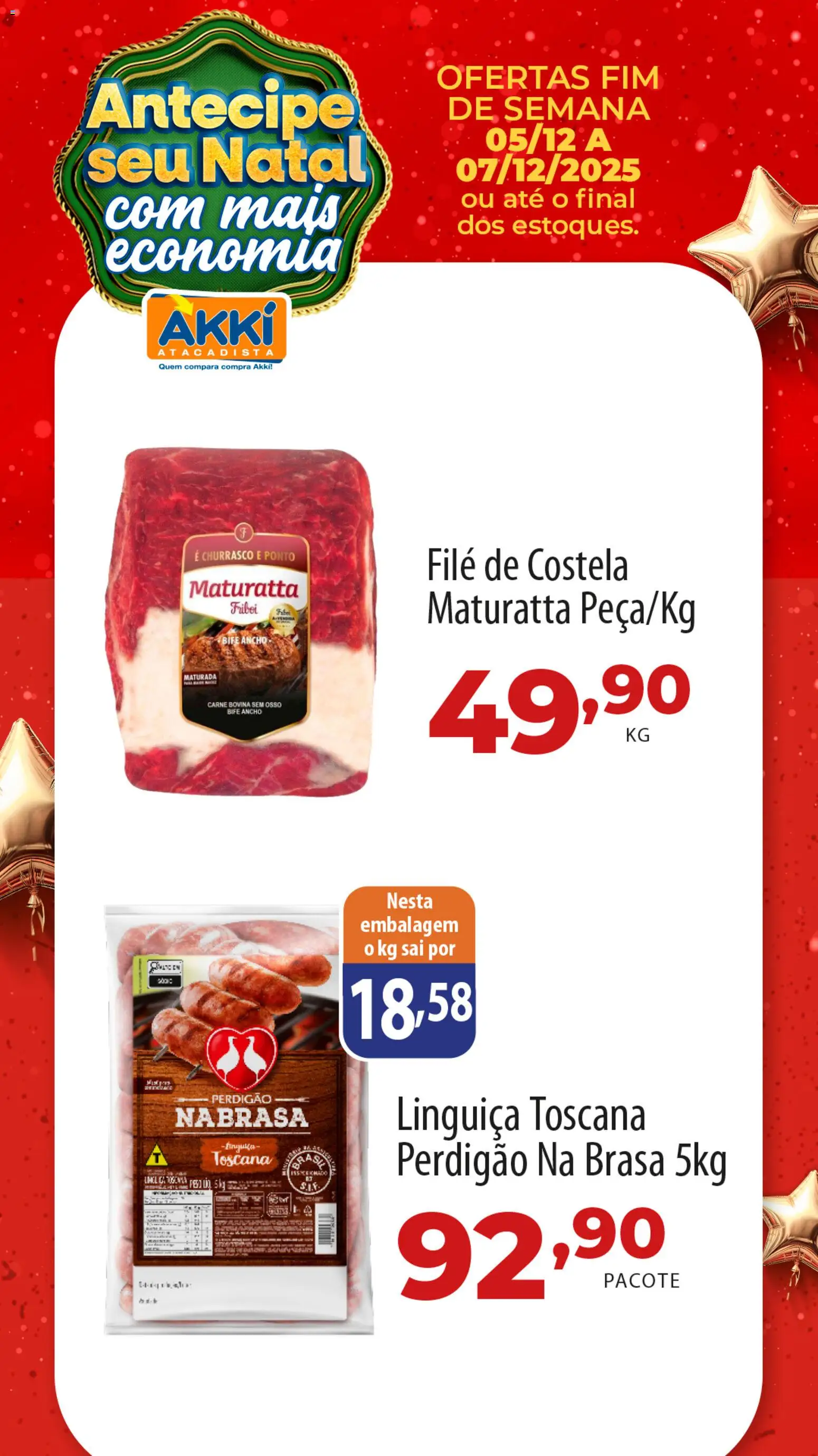 Akki Atacadista - Ofertas da semana - página 1- válido a partir de 05/12/2025
