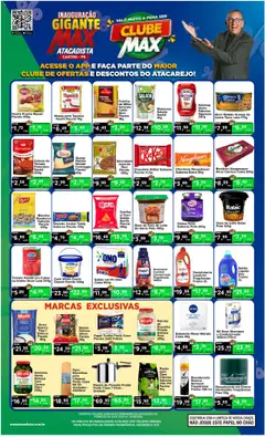 Pré-visualização Max Atacadista - Ofertas Clube Max válida a partir de 23/07/2025