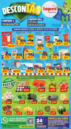 Pré-visualização Lopes Supermercados - Ofertas da semana  válida a partir de 14/10/2025