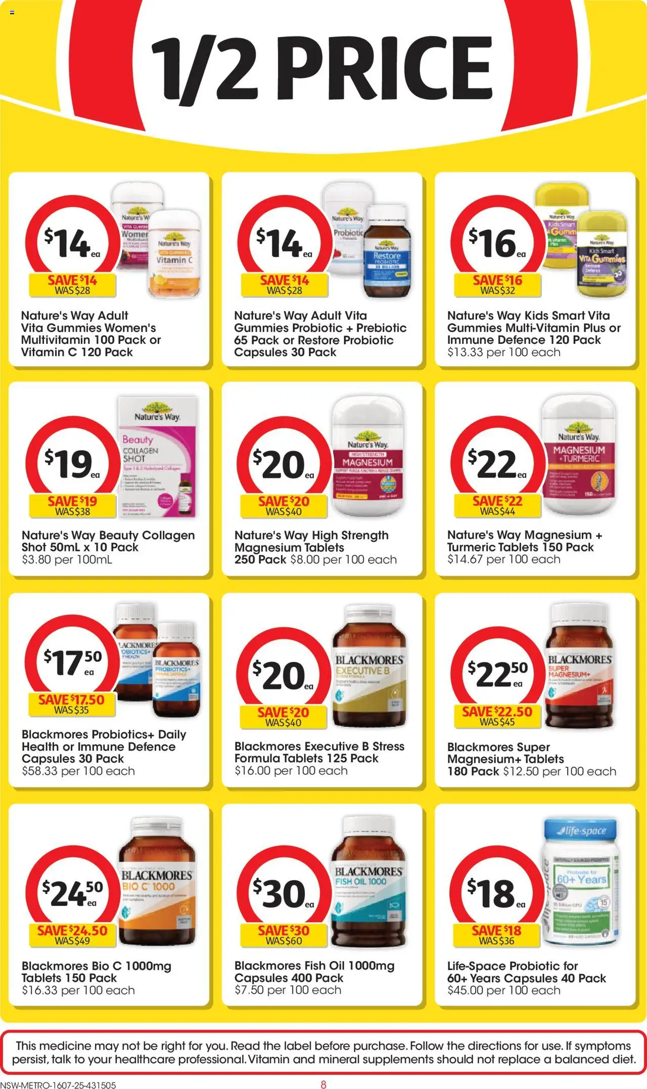 Coles Catalogue NSW - page 8- valid from 16/07/2025