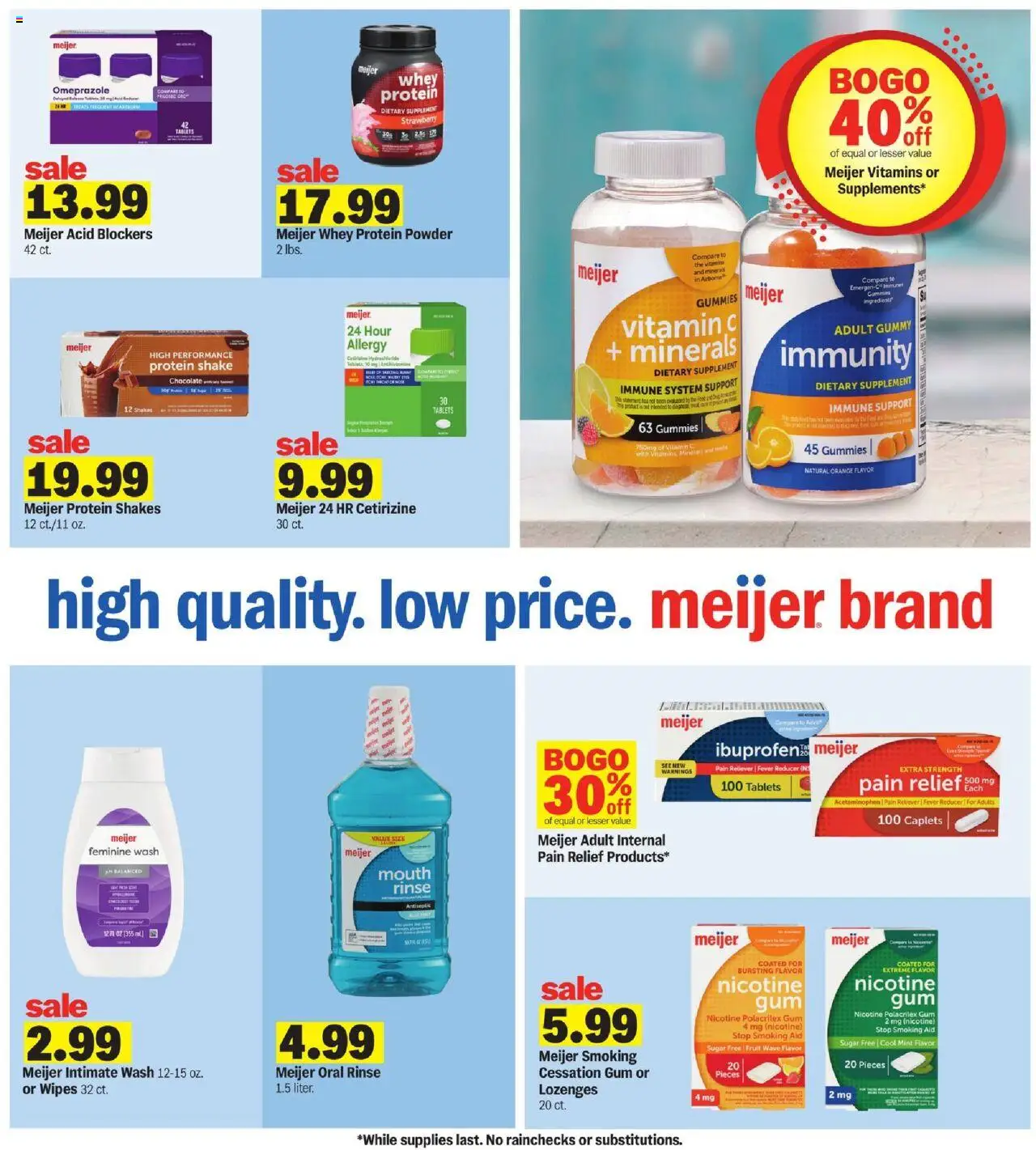 Meijer Weekly Ad - MI - page 21- valid from 07/13/2025