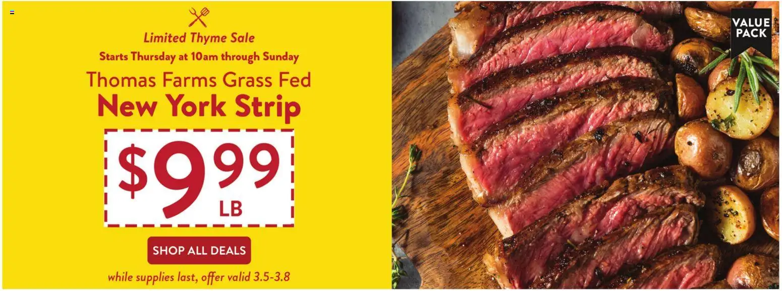 Fresh Thyme Weekly Ad - page 1- valid from 03/04/2026