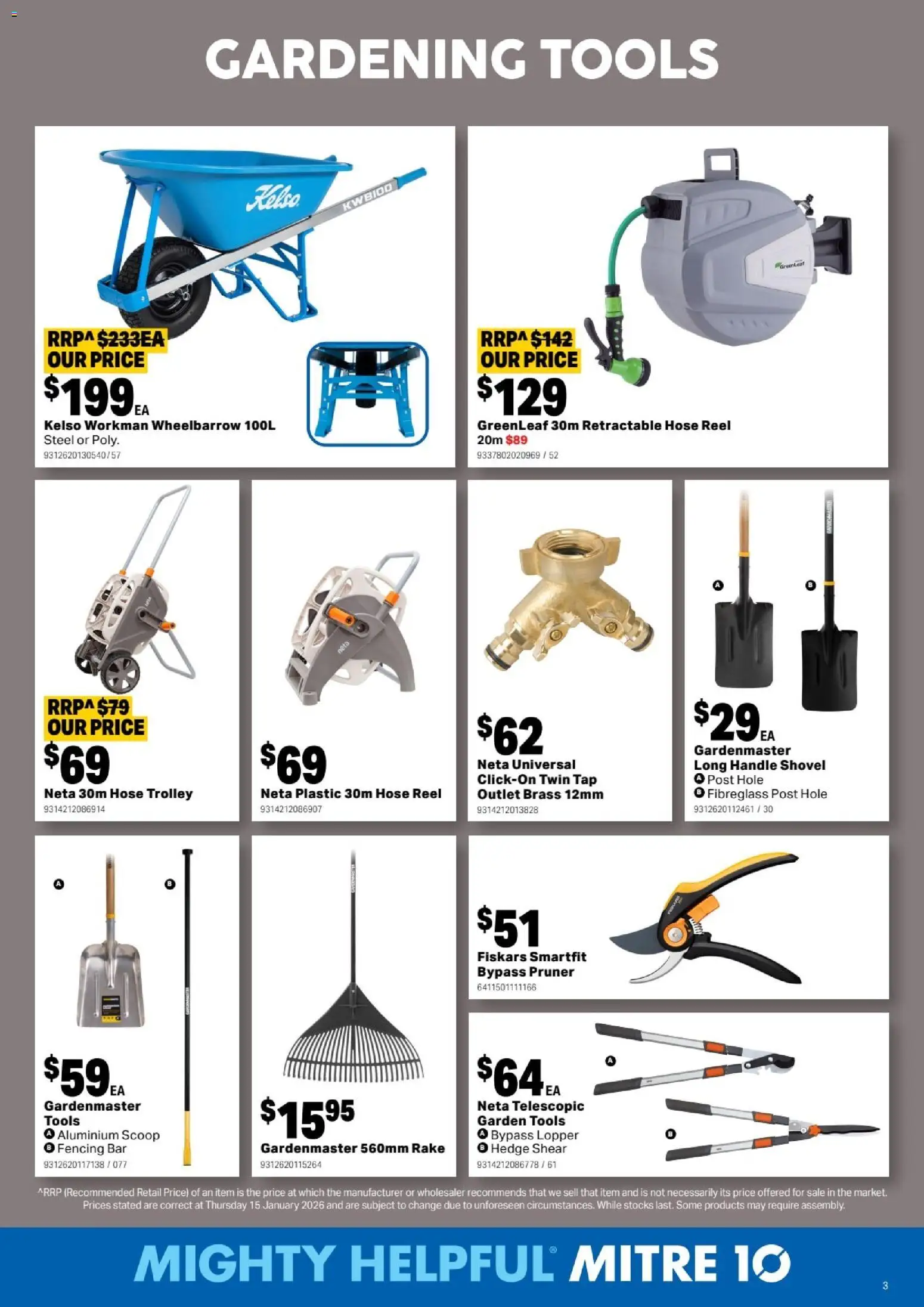 Mitre 10 Catalogue  - page 3- valid from 25/02/2026