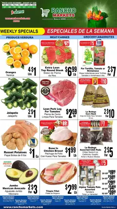 Preview Rancho Markets Weekly Ad valid from 01/27/2026