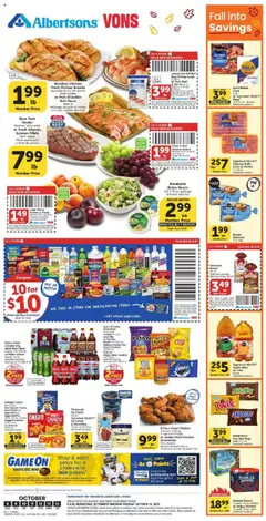 Preview Vons Weekly Ad valid from 10/08/2025
