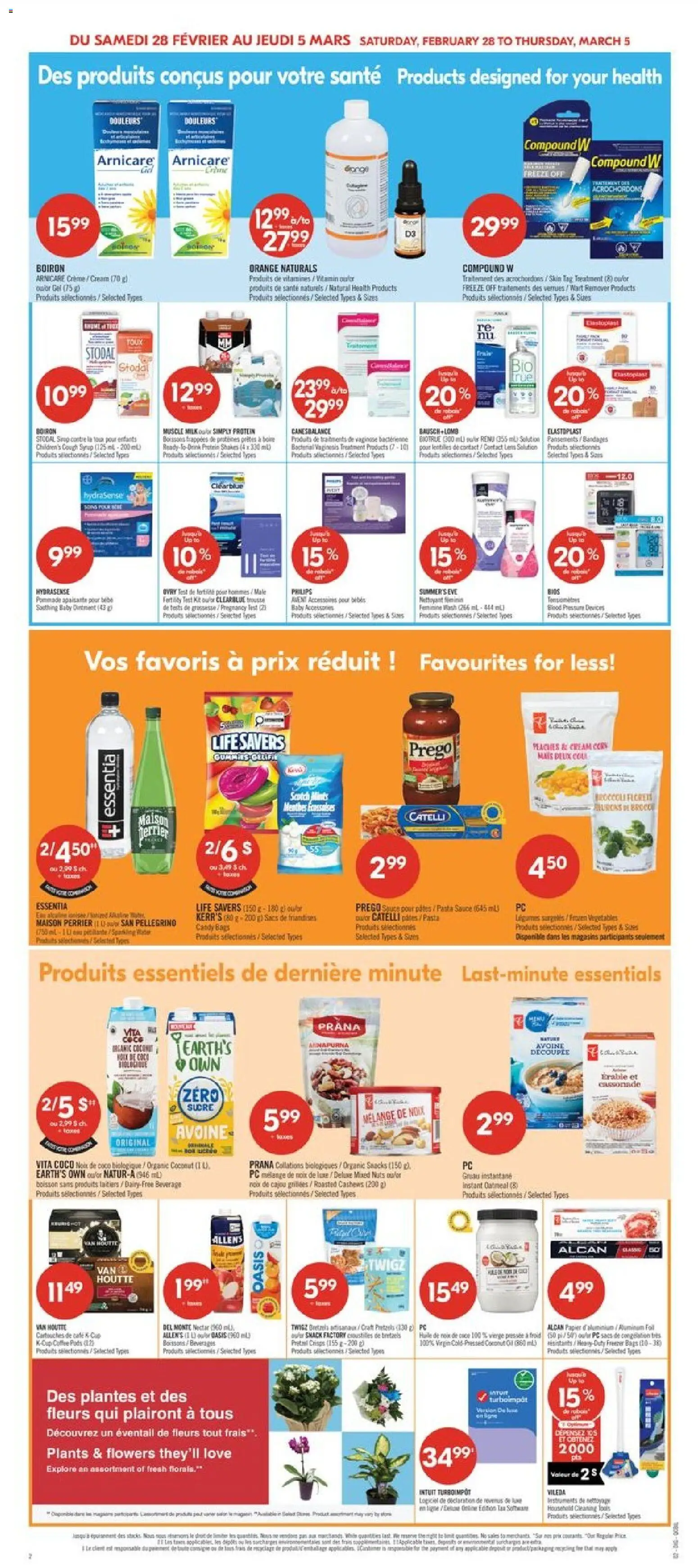 Pharmaprix weekly flyer / circulaire - page 15- valid from Feb 27, 2026