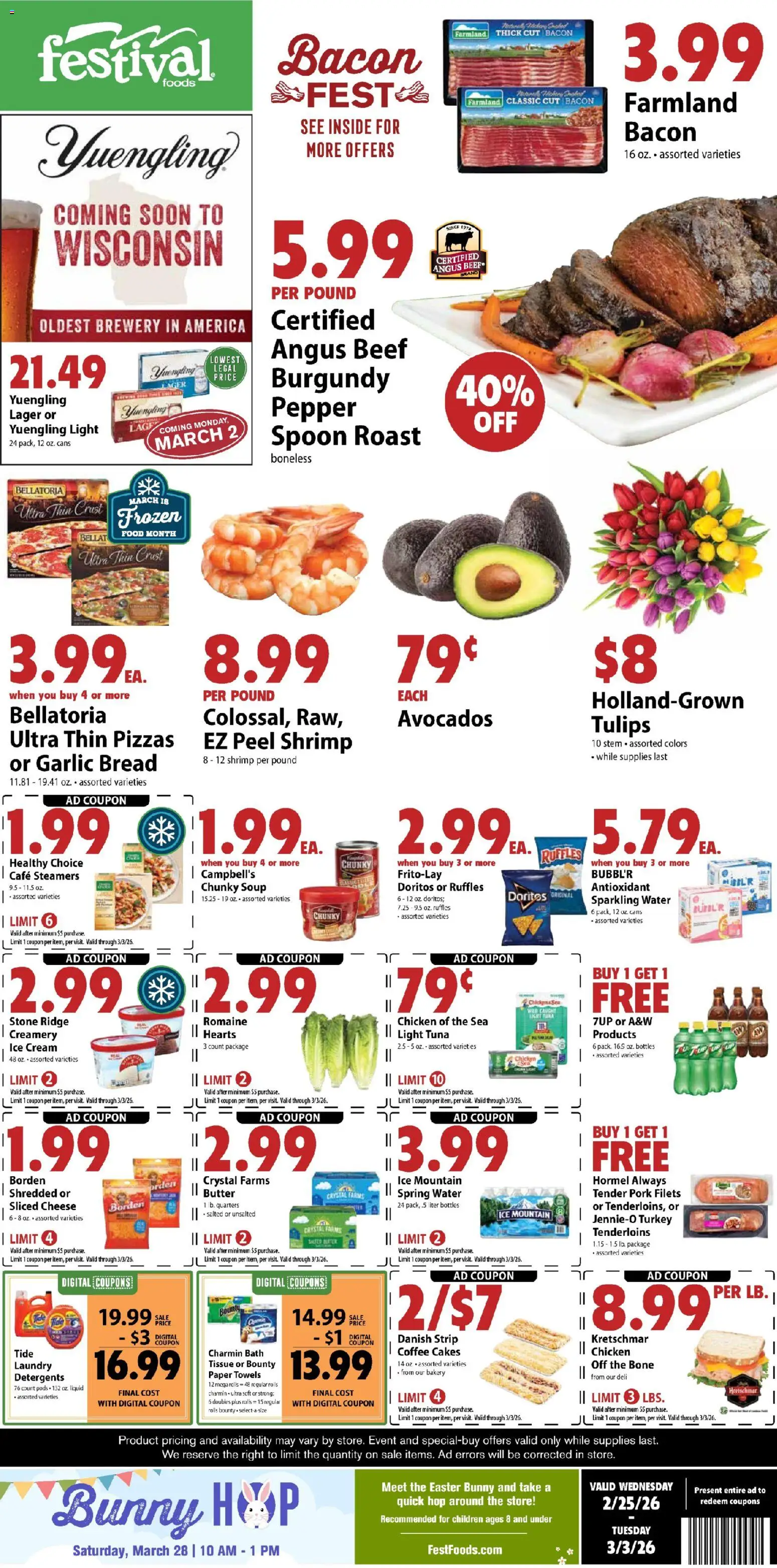 Festival Foods Weekly Ad - page 1- valid from 02/25/2026