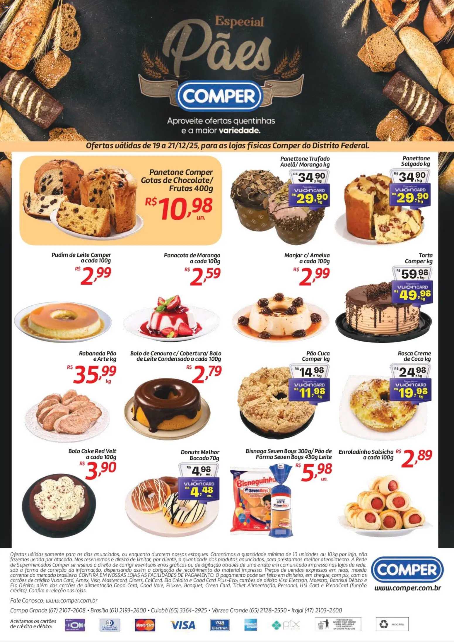Comper - Ofertas Especial Pães - página 1- válido a partir de 19/12/2025
