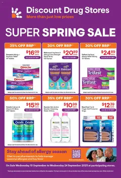 Discount Drug Stores catalogue preview - valid from 10/09/2025
