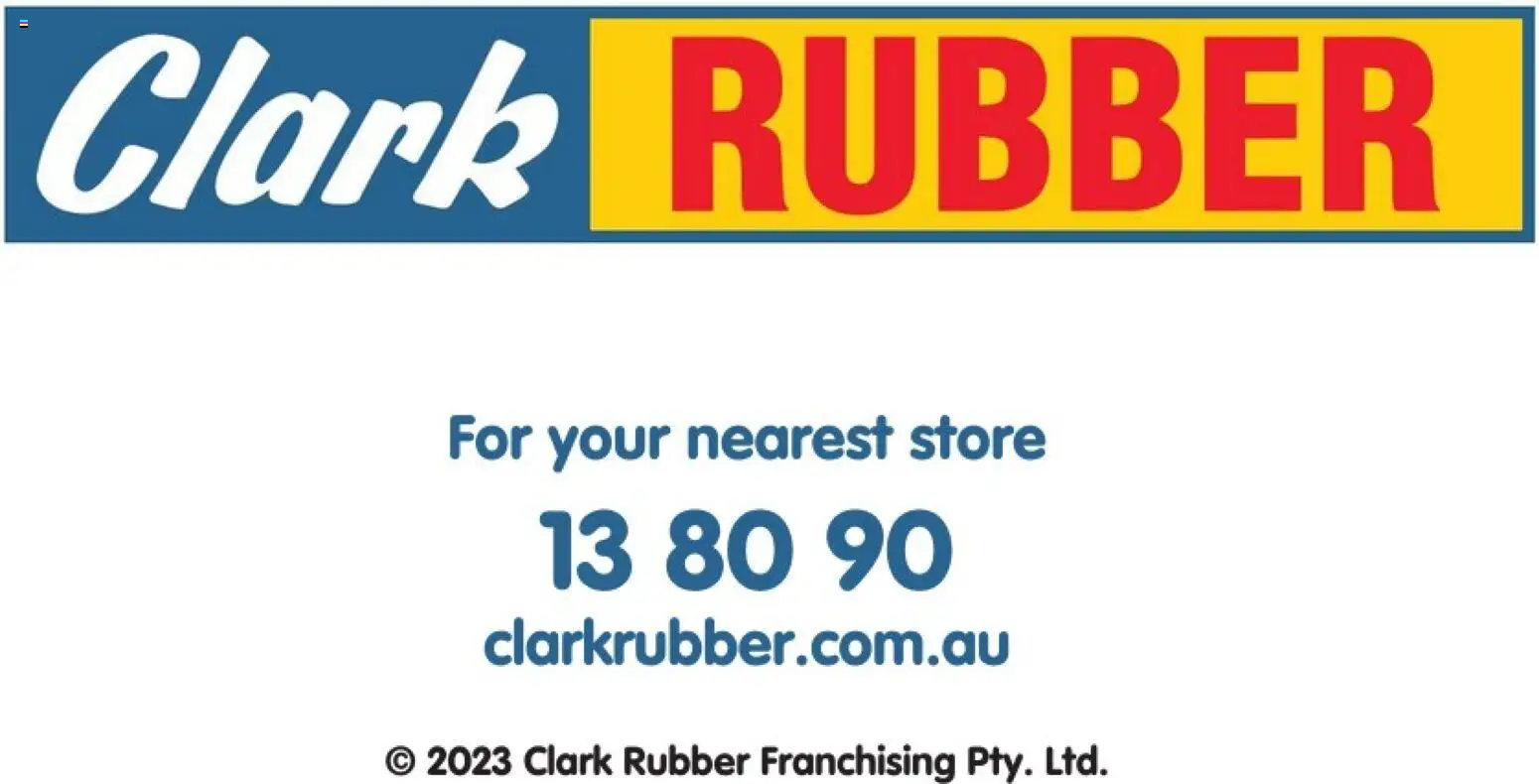 Clark Rubber catalogue  - page 28- valid from 02/04/2026