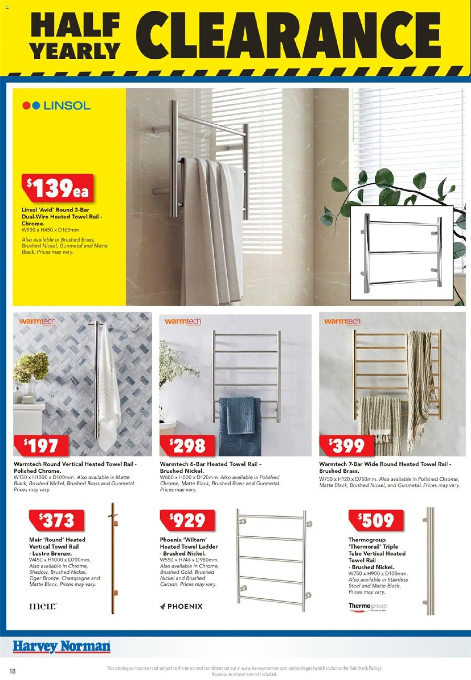 Harvey Norman - Bathroom Clearance - page 18- valid from 25/12/2025