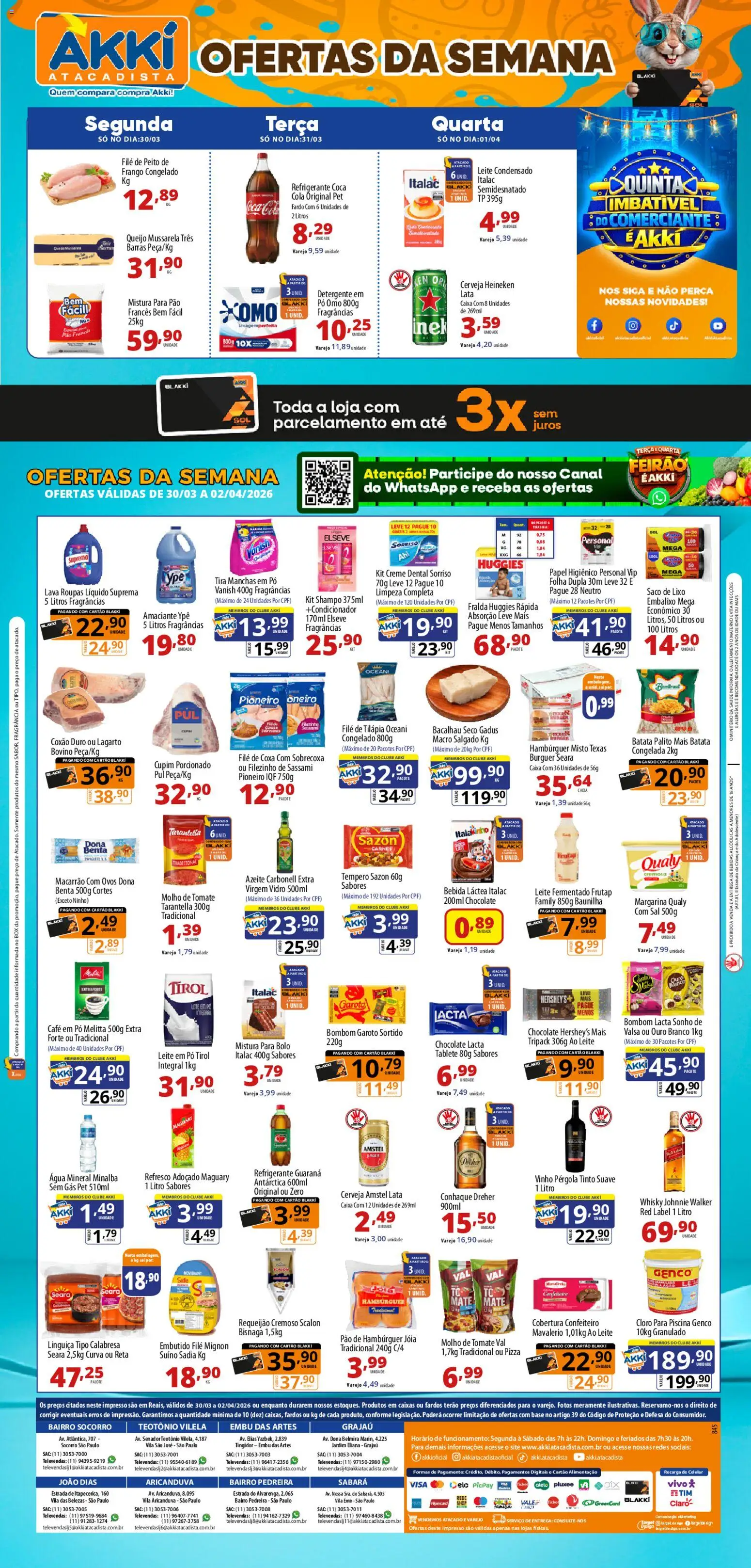 Akki Atacadista - Ofertas da semana - página 1- válido a partir de 30/03/2026
