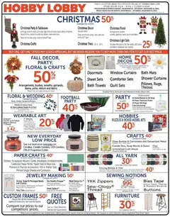 Preview Hobby Lobby Weekly Ad valid from 11/09/2025