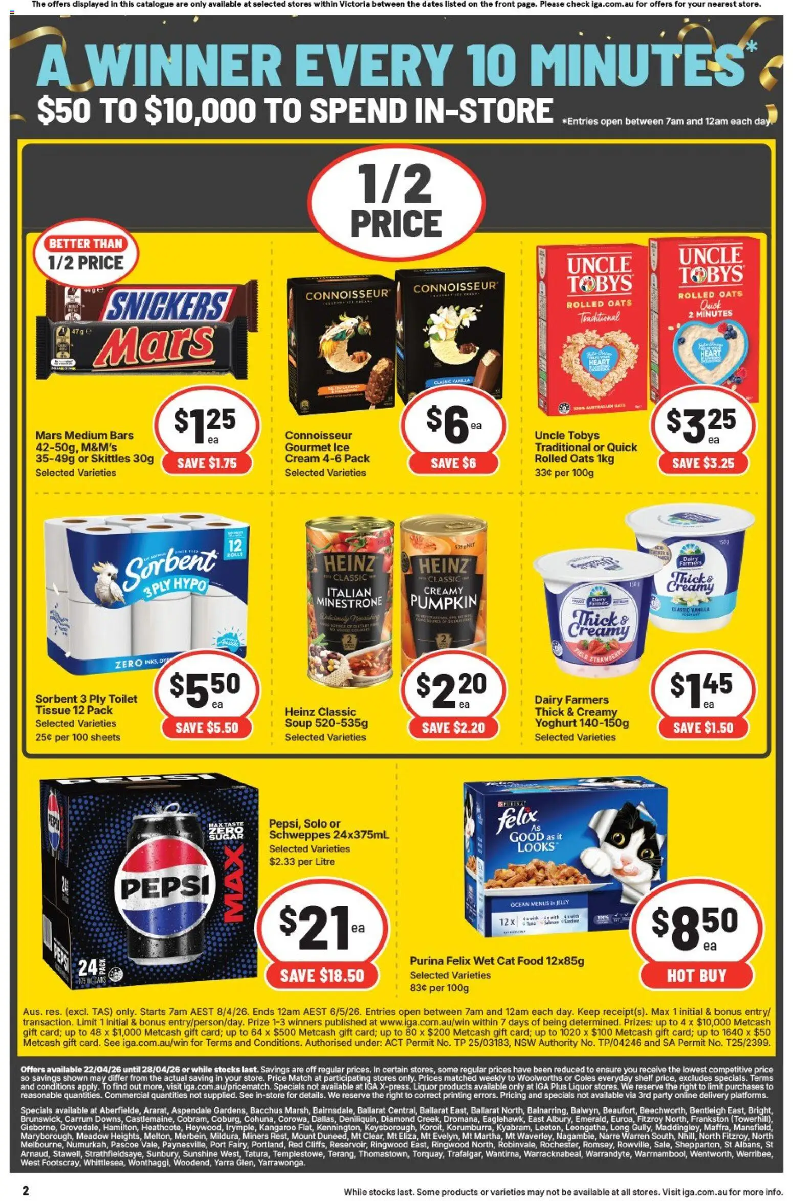 IGA catalogue  - page 33- valid from 22/04/2026