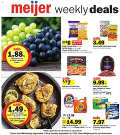 Preview Meijer Weekly Ad valid from 09/17/2025