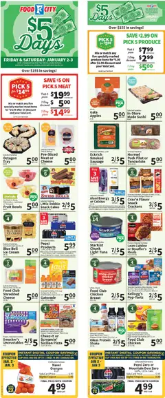 Preview Food City Weekly Ad valid from 01/01/2026