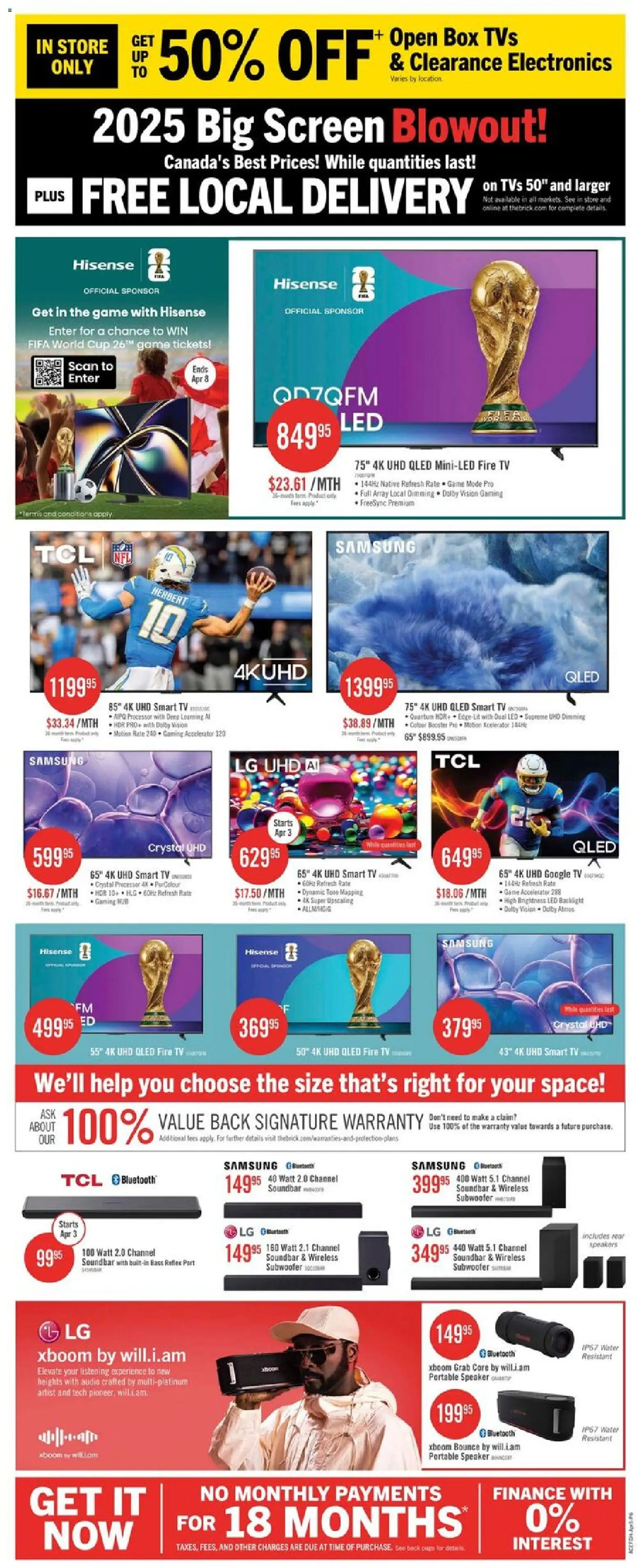 The Brick weekly flyer / circulaire - page 16- valid from Mar 31, 2026