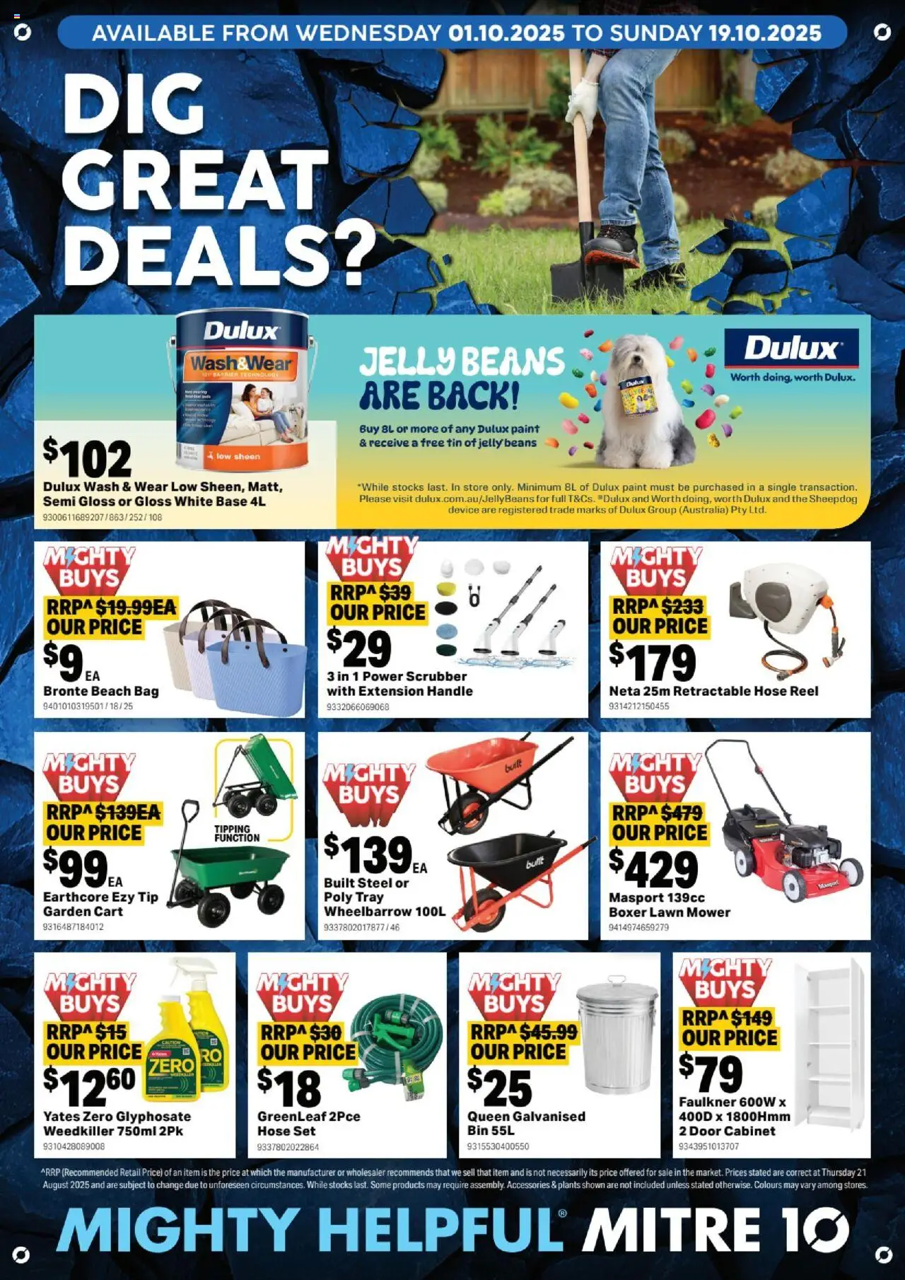 Mitre 10  Catalogue  - page 1- valid from 01/10/2025