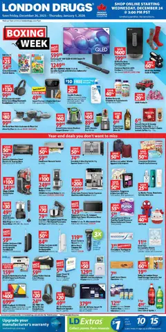 Preview London Drugs weekly flyer / circulaire valid from Dec 26, 2025