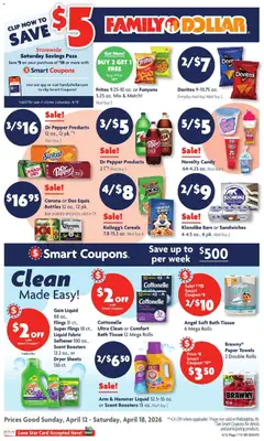 Preview Family Dollar Weekly Ad valid from 04/12/2026