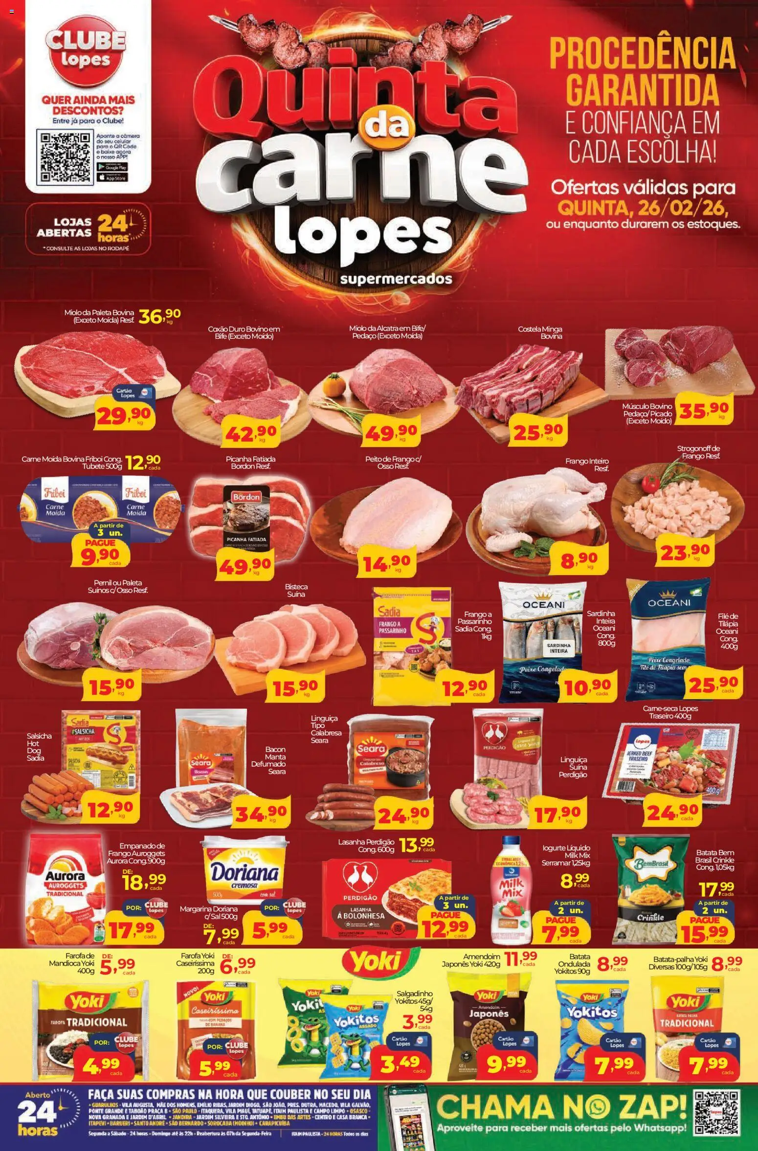 Lopes Supermercados - Ofertas da semana - página 1- válido a partir de 26/02/2026
