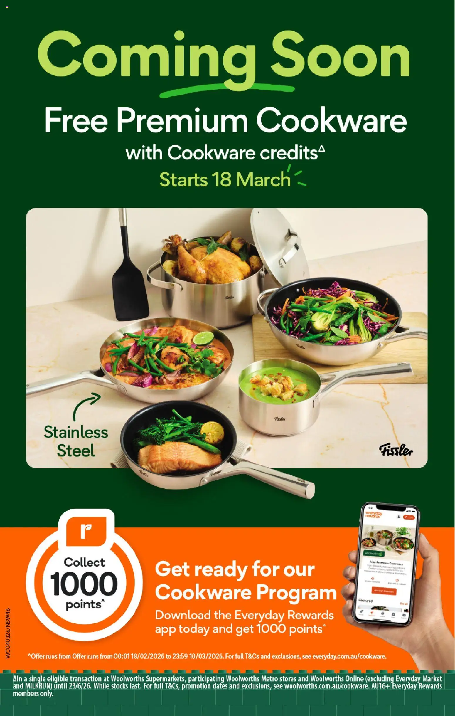 Woolworths catalogue  - page 46- valid from 04/03/2026