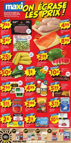 Preview Maxi weekly flyer / circulaire valid from Jul 31, 2025