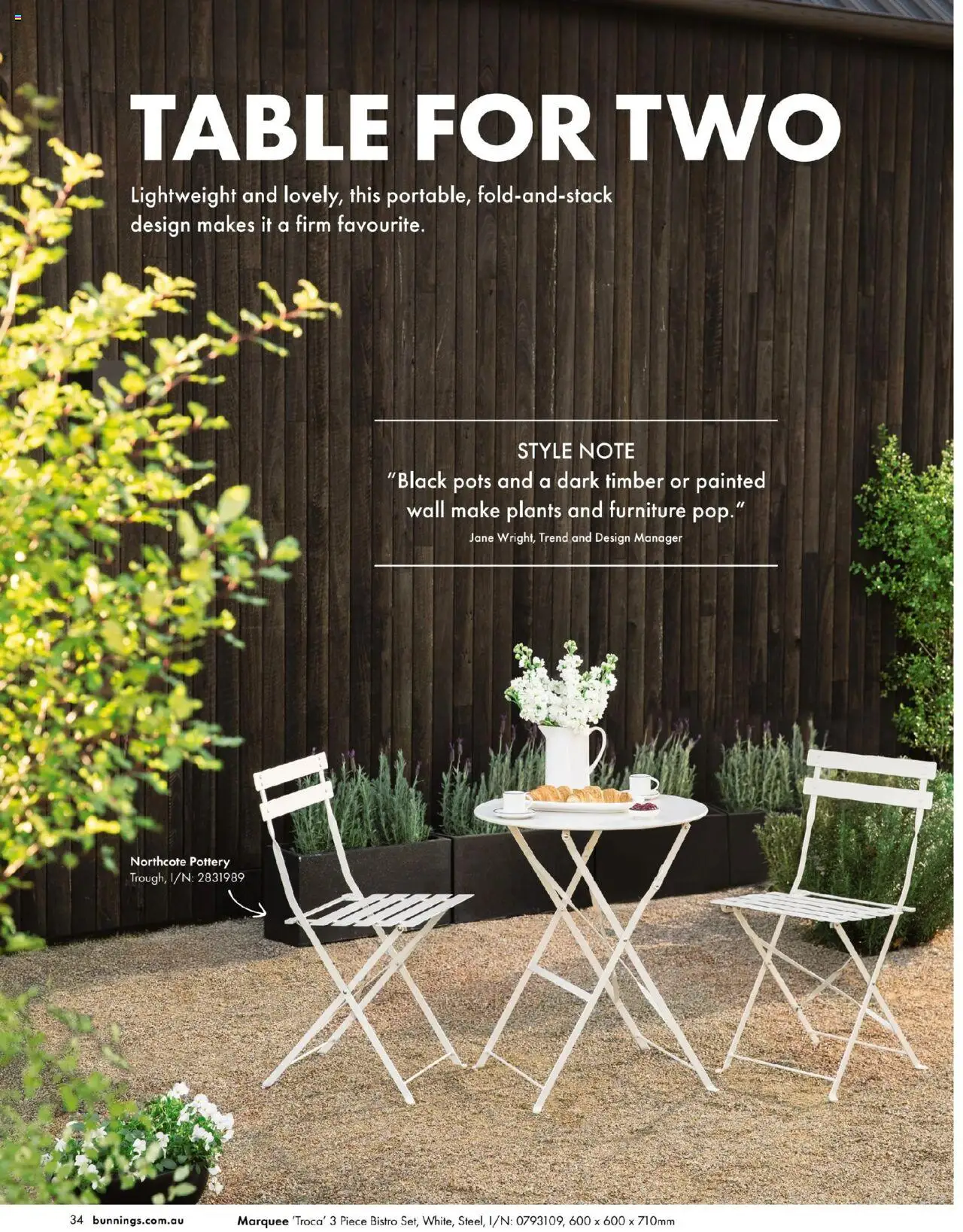 Bunnings Warehouse Outdoor Style Magazine 2025/26 - page 34- valid from 25/08/2025