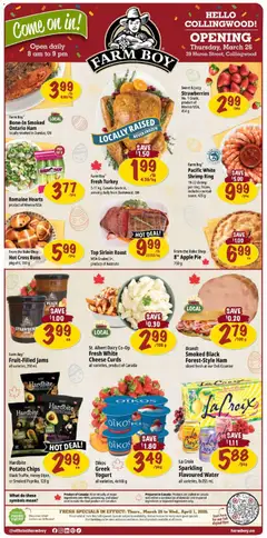 Preview Farm Boy weekly flyer / circulaire valid from Mar 26, 2026