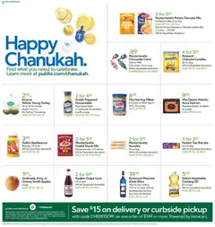 Preview Publix Happy Chanukah valid from 12/17/2025