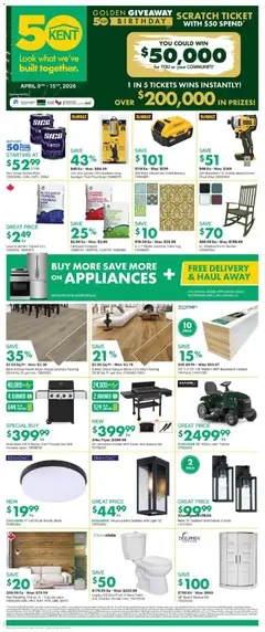 Preview Kent weekly flyer / circulaire valid from Apr 9, 2026