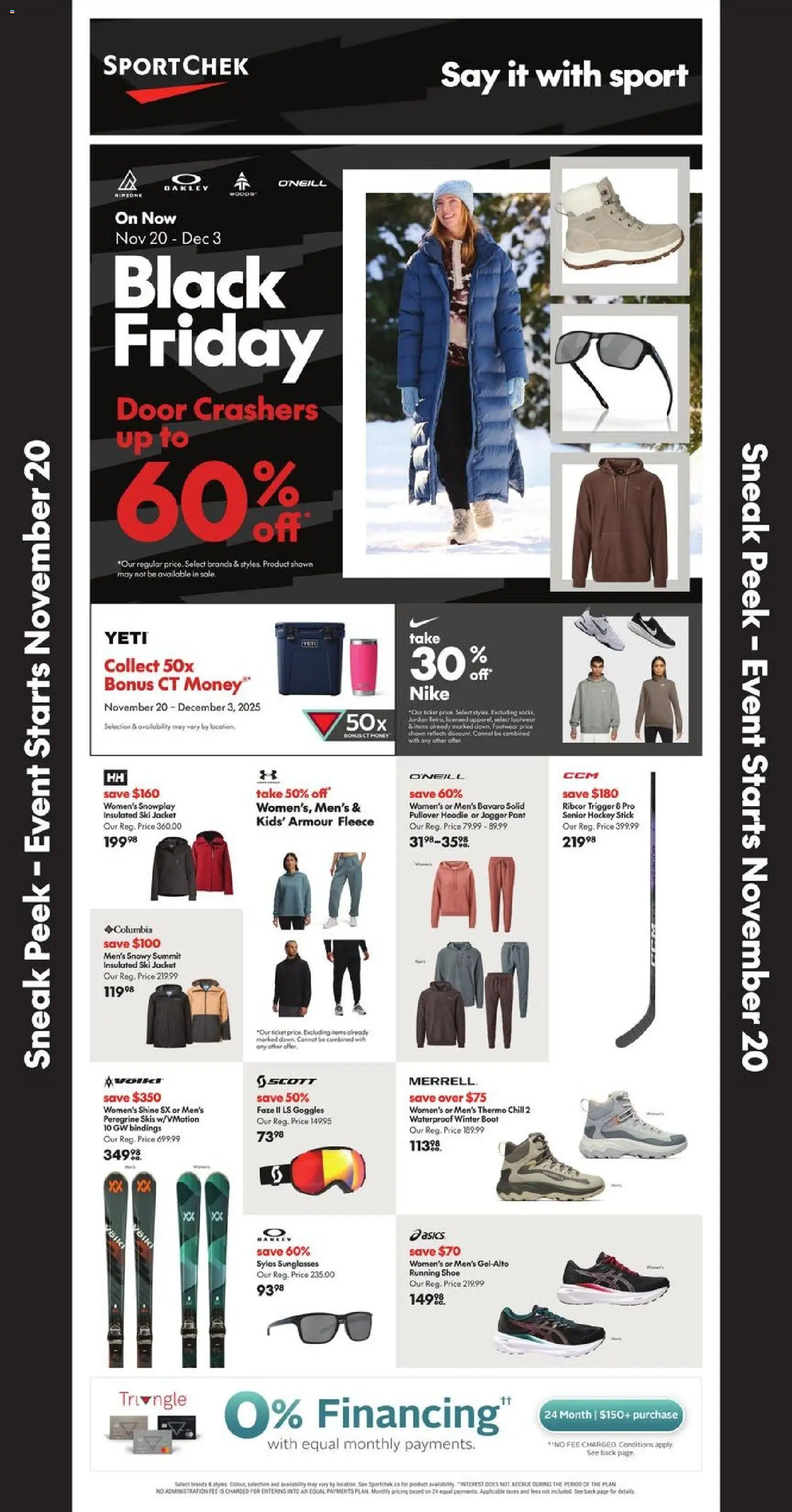 Sport Chek - Black Friday  - page 1- valid from Nov 20, 2025