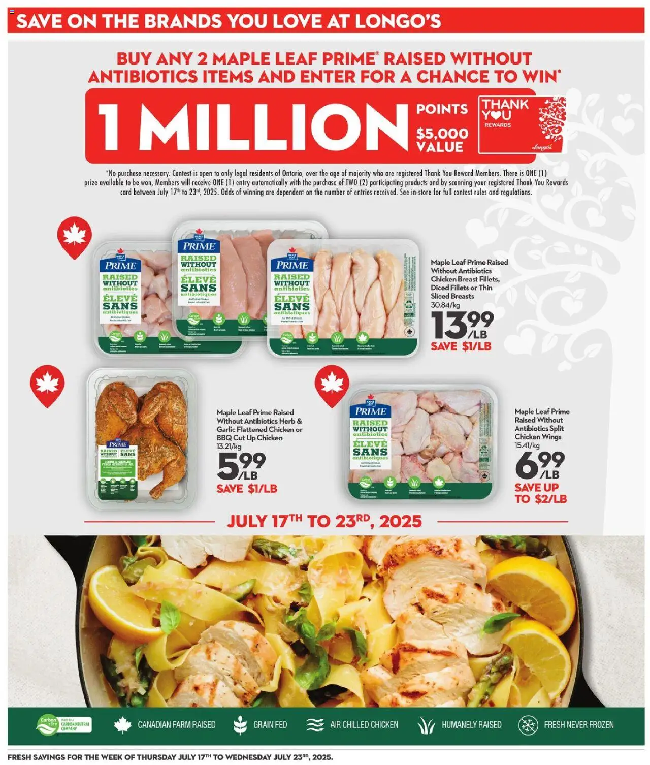 Longo's weekly flyer / circulaire - page 16- valid from Jul 17, 2025