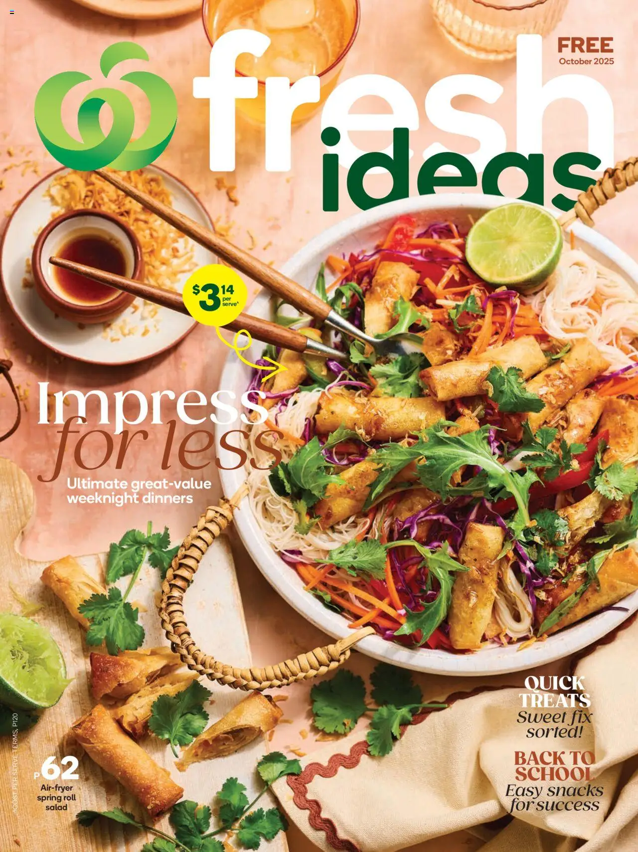 Woolworths Fresh Ideas Magazine - page 1- valid from 01/10/2025