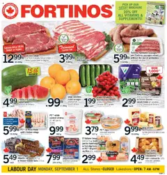 Preview Fortinos weekly flyer / circulaire valid from Aug 28, 2025
