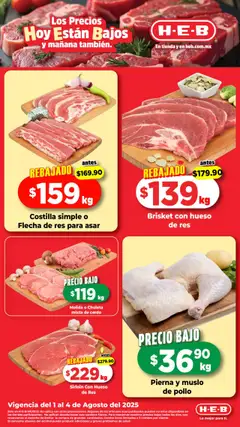 H-E-B - Folleto válido desde 01/08/2025