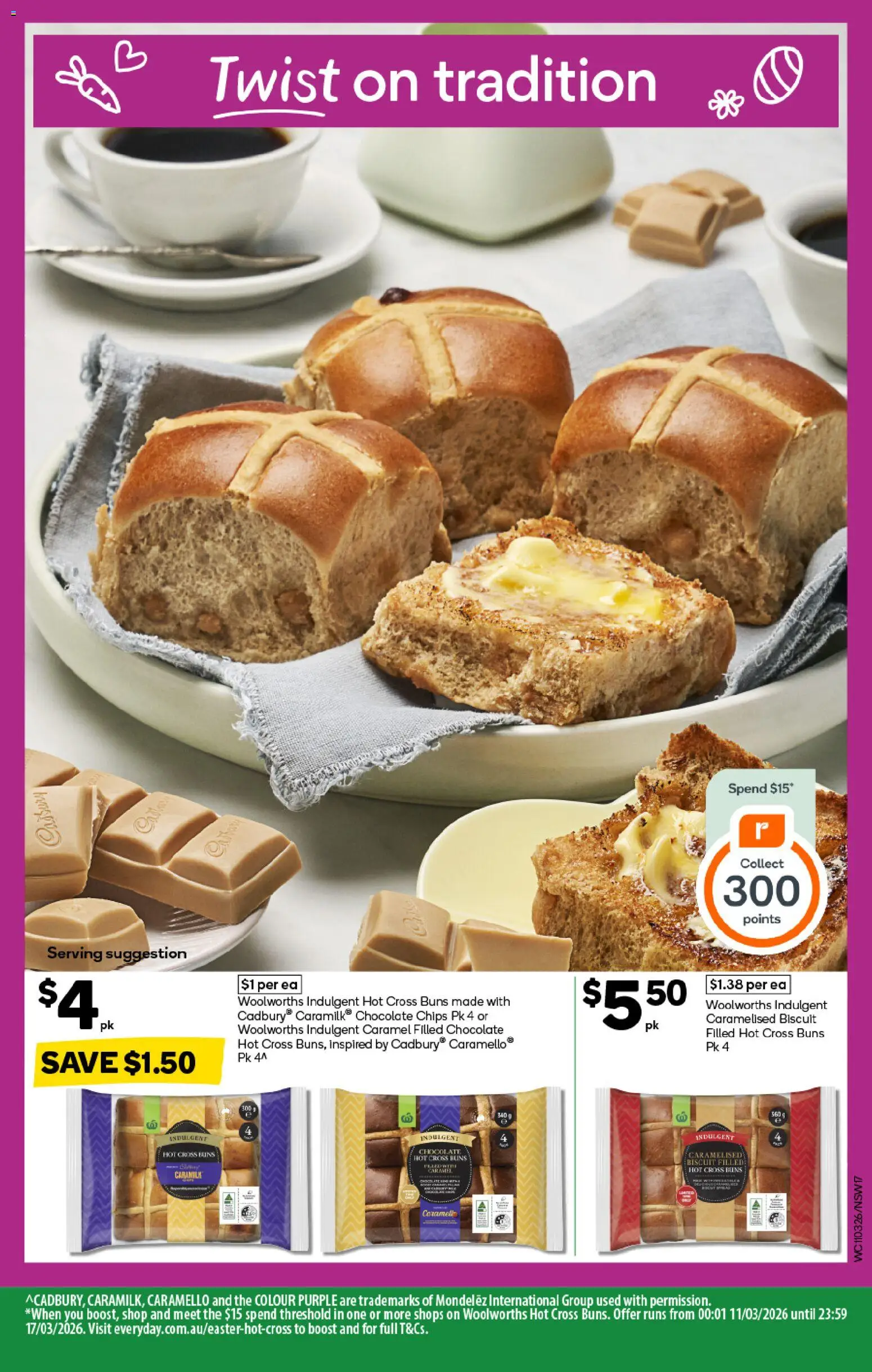 Woolworths catalogue  - page 17- valid from 11/03/2026