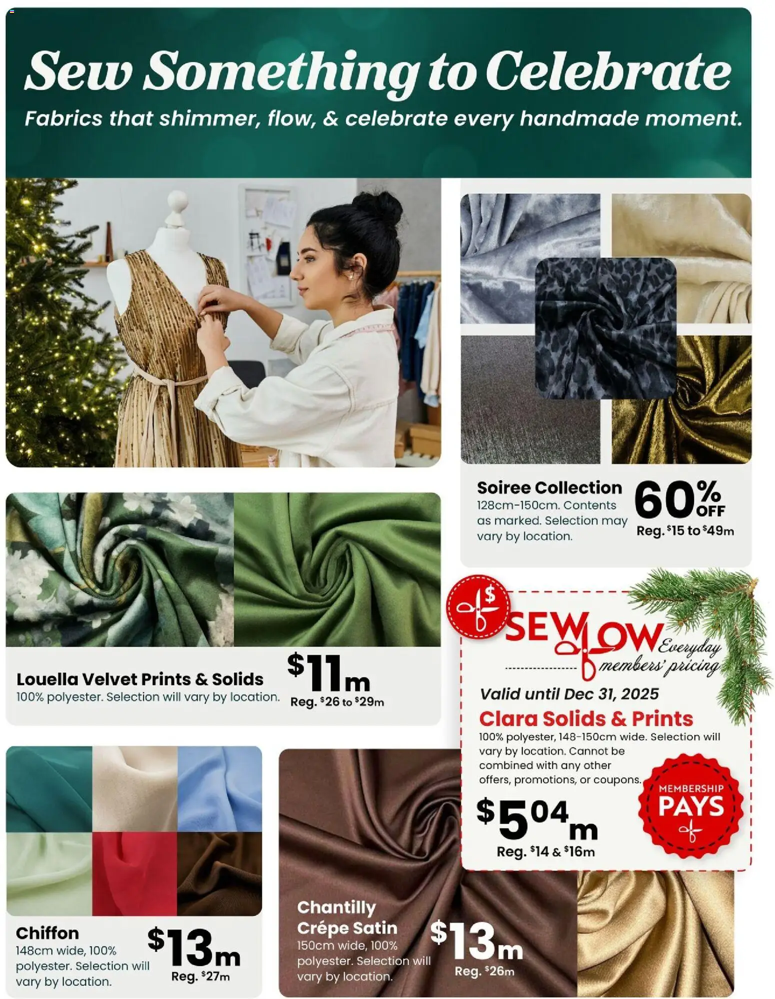 Fabricland flyer / circulaire - page 10- valid from Nov 1, 2025