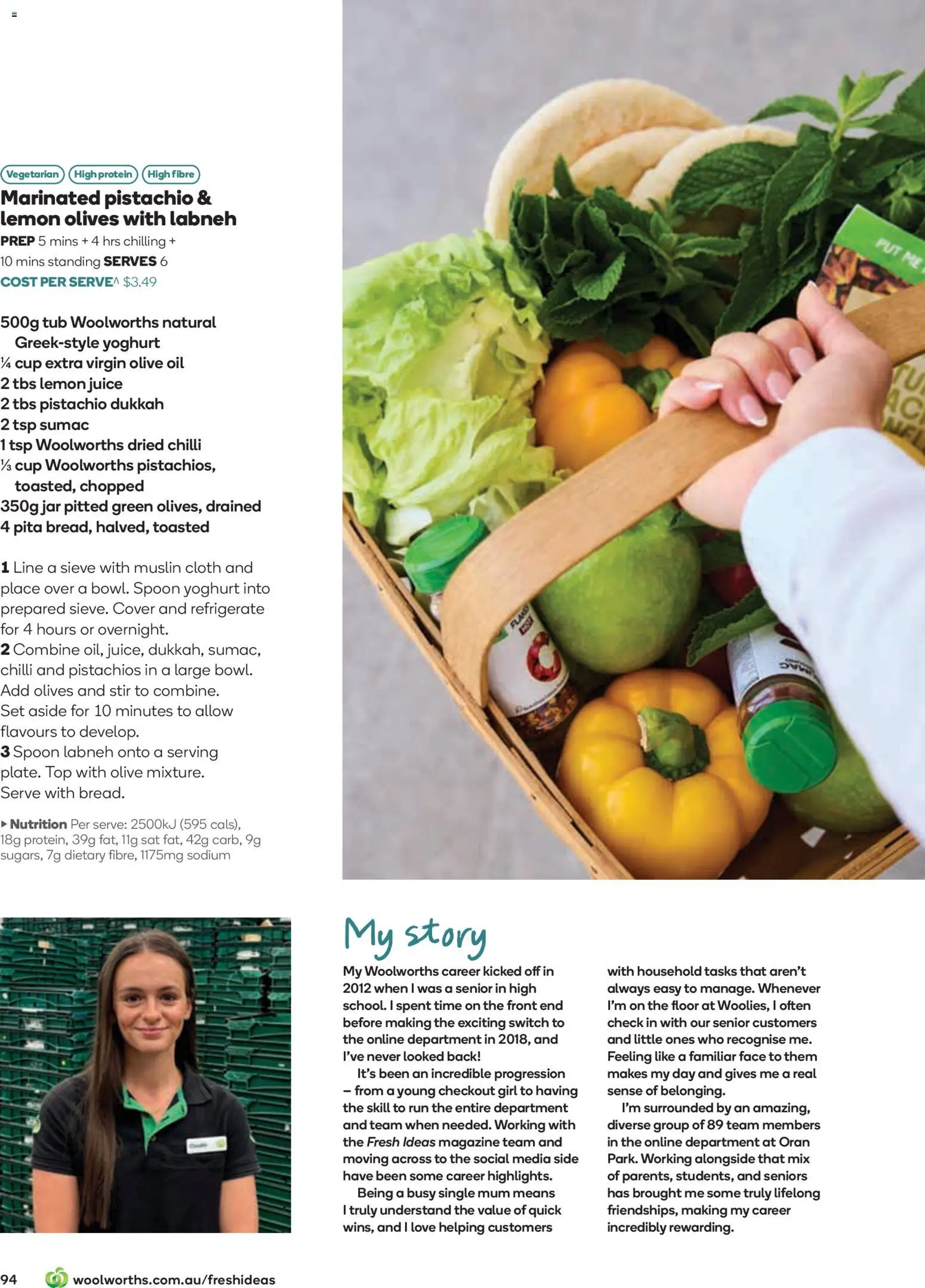 Woolworths Fresh Ideas Magazine - page 94- valid from 14/01/2026