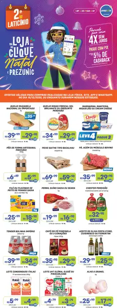 Pré-visualização Encarte Segunda do Laticínio Prezunic válida a partir de 15/12/2025