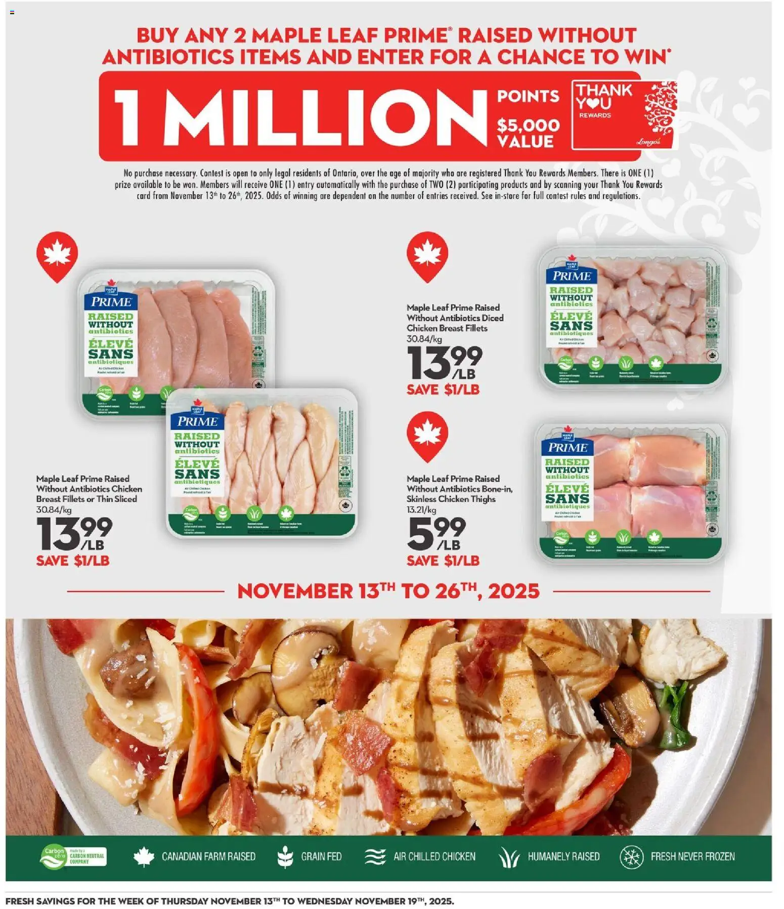Longo's weekly flyer / circulaire - page 10- valid from Nov 13, 2025