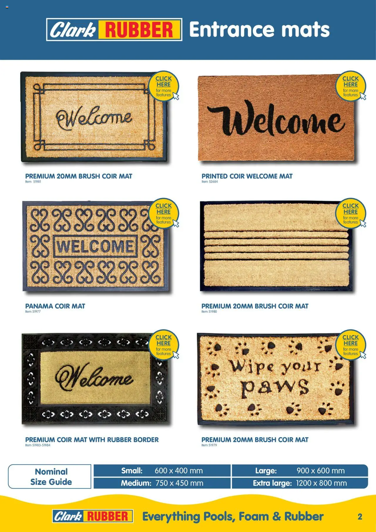 Clark Rubber Matting Look Book - page 2- valid from 05/05/2025