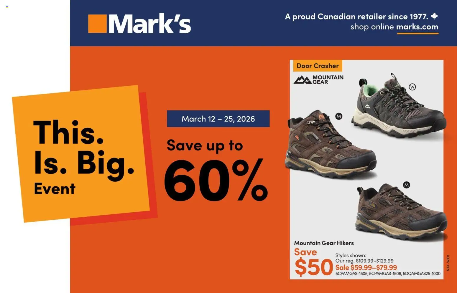 Mark's weekly flyer / circulaire - page 1- valid from Mar 12, 2026