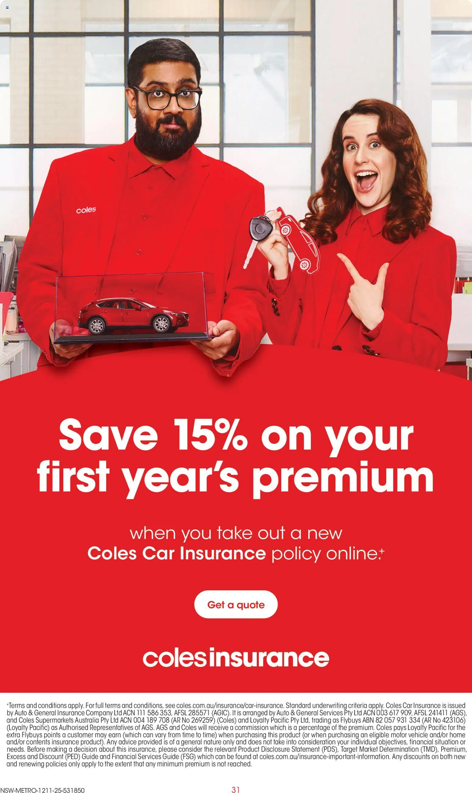 Coles Catalogue  - page 31- valid from 12/11/2025