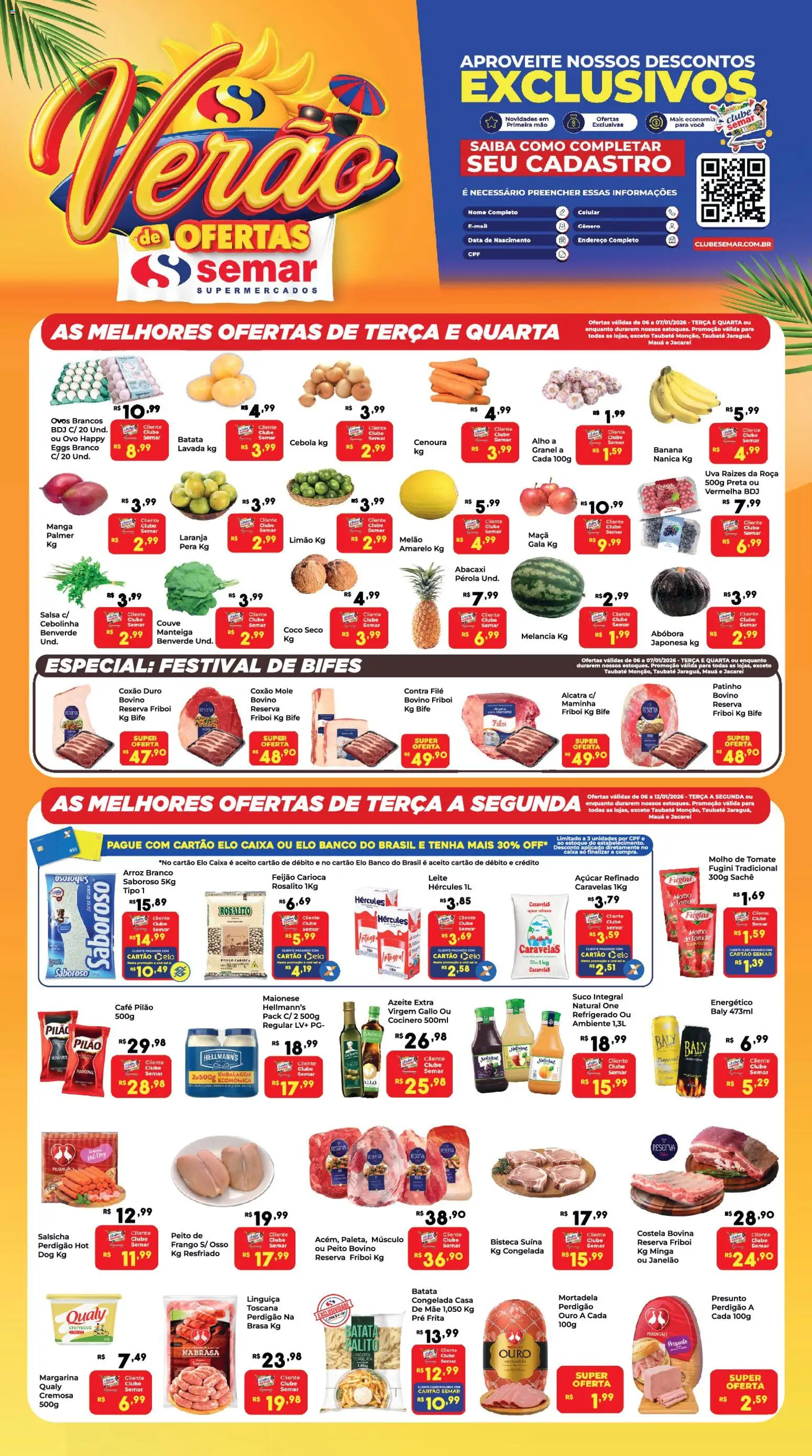 Semar Supermercado - Ofertas da semana - página 1- válido a partir de 06/01/2026
