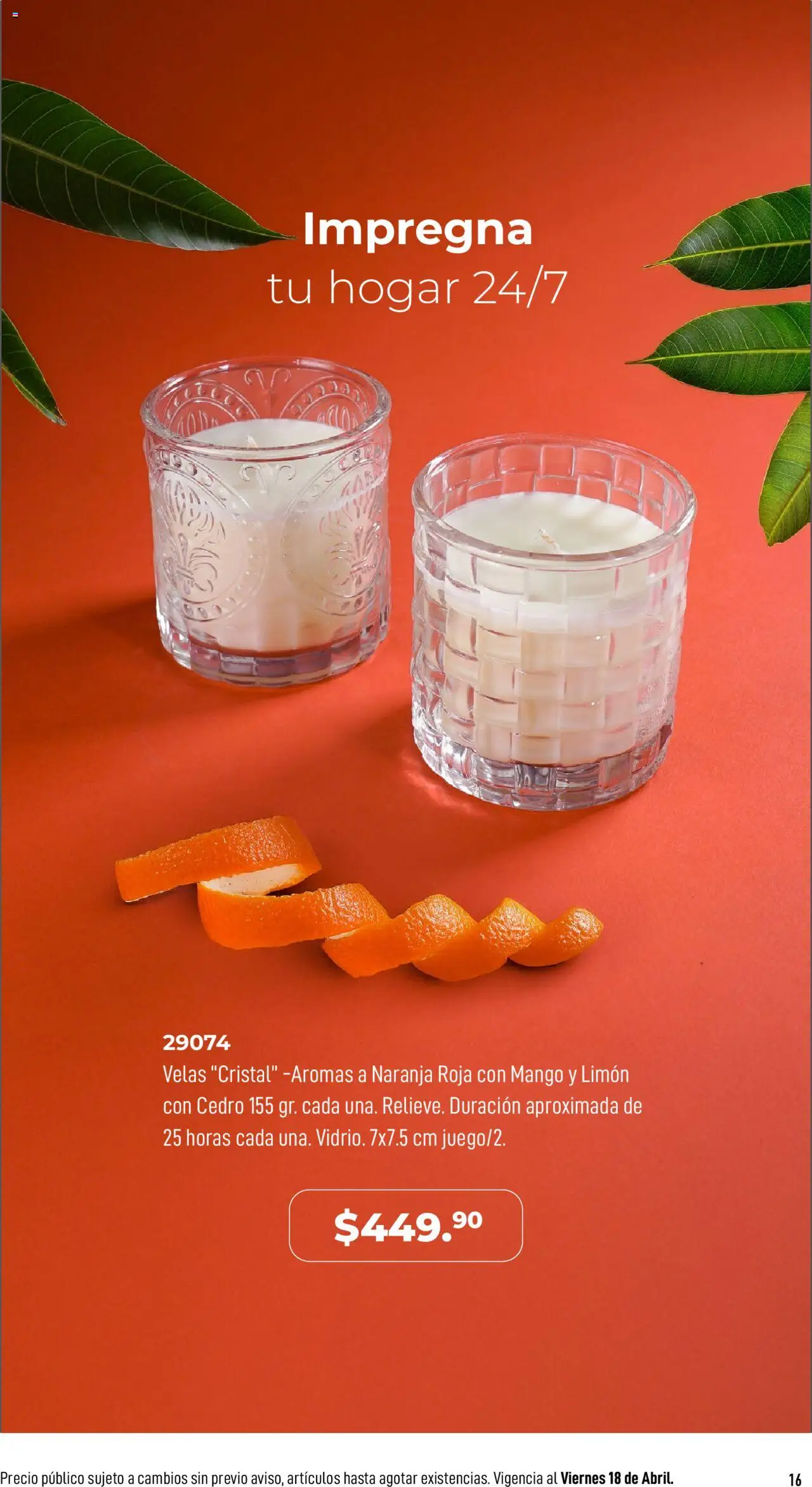 Home Interiors catálogo Magia de las Velas  - página 16- válido desde 31/03/2025