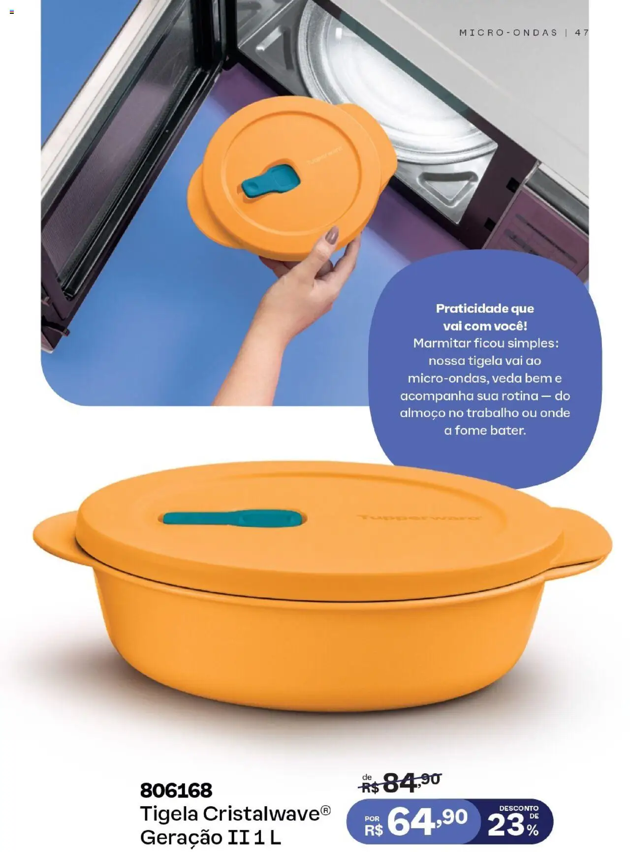 Tupperware - Catálogo Vitrine 08 - página 47- válido a partir de 01/08/2025
